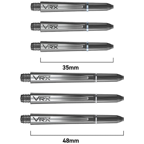VRX Polycarbonate Dart Stems Smokey main product image showing the stems, packaging, and included contents