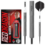 Wayne Warren Steel Tip Darts product image showing the complete dart set, packaging and accessories