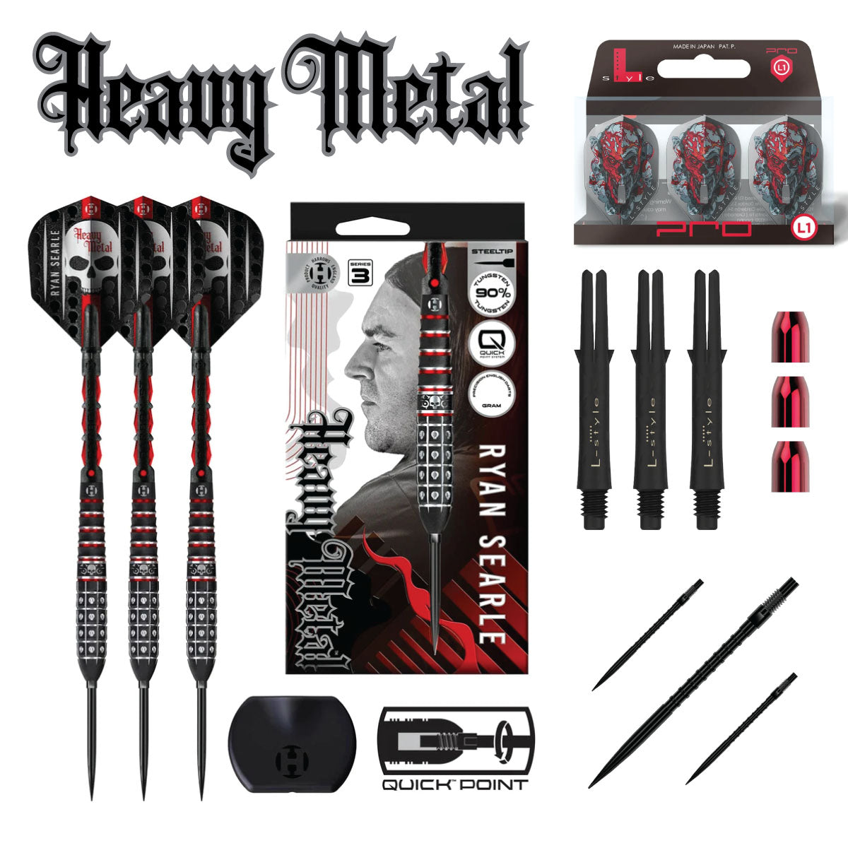 Ryan Searle Exact Player Darts Setup