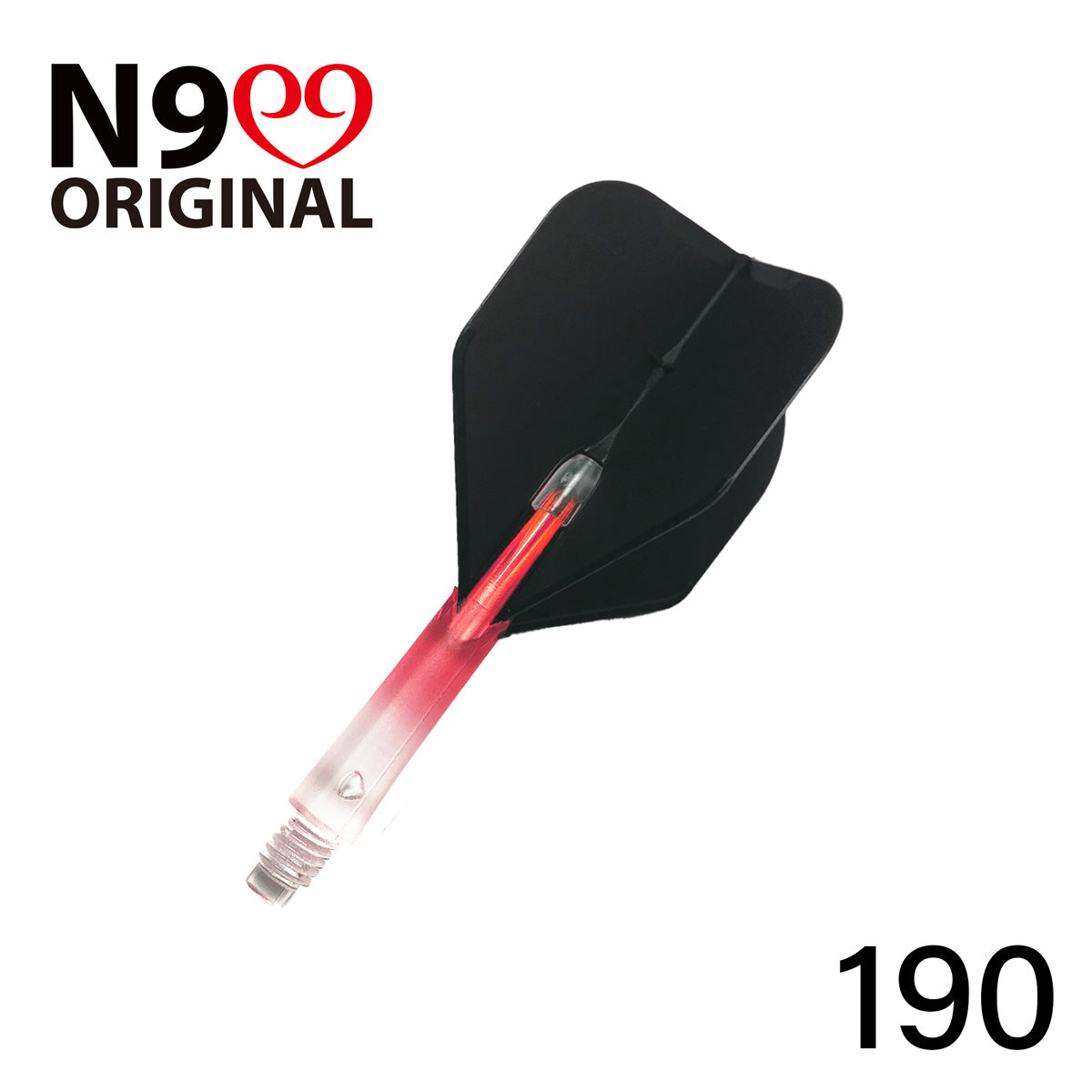 L-Style L-Shaft N9 Locked Straight Dart Shafts Clear Gradient