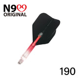 L-Style L-Shaft N9 Locked Straight Dart Shafts Clear Gradient