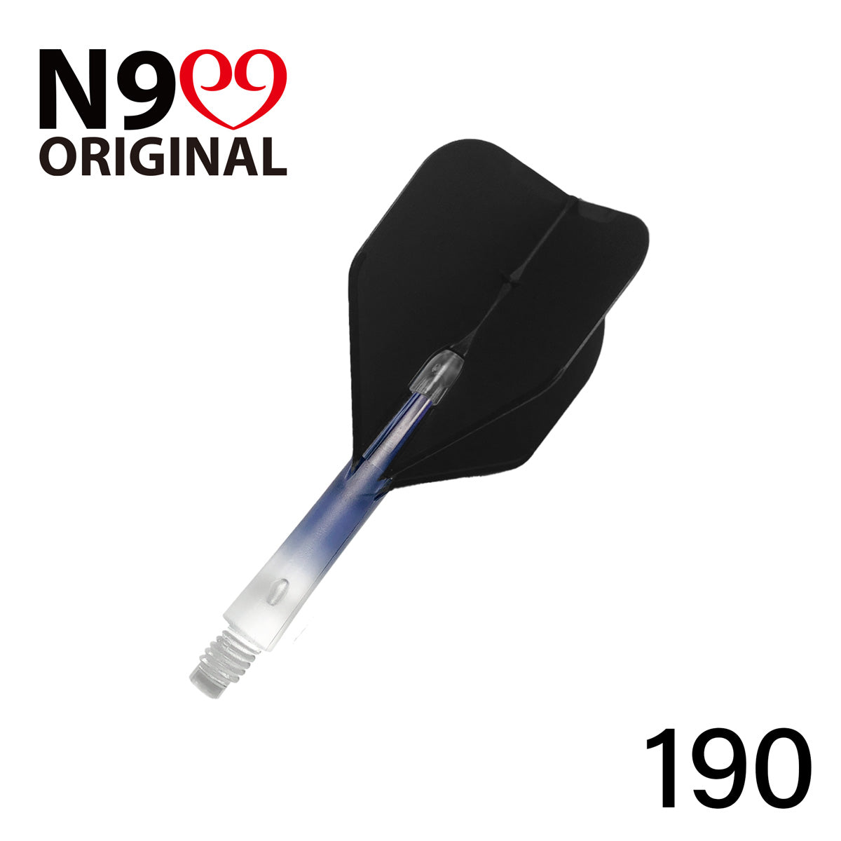 L-Style L-Shaft N9 Locked Straight Dart Shafts Clear Gradient
