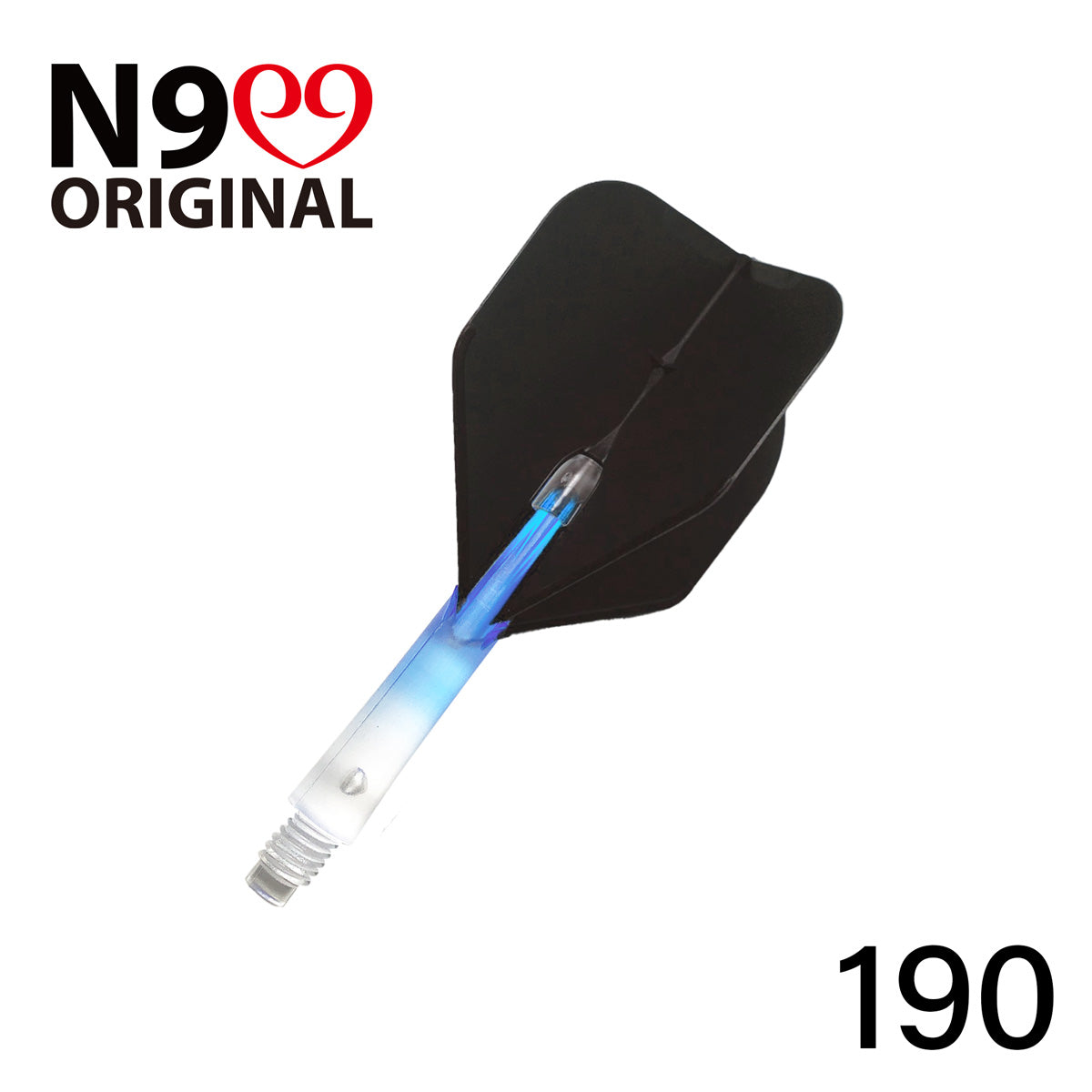 L-Style L-Shaft N9 Locked Straight Dart Shafts Clear Gradient