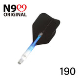 L-Style L-Shaft N9 Locked Straight Dart Shafts Clear Gradient