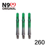 L-Style L-Shaft N9 Locked Straight Dart Shafts Clear Black Gradient