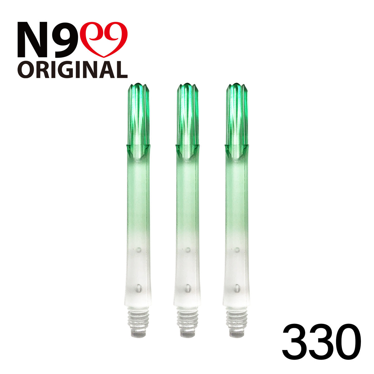 L-Style L-Shaft N9 Locked Straight Dart Shafts Clear Gradient