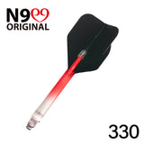 L-Style L-Shaft N9 Locked Straight Dart Shafts Clear Gradient