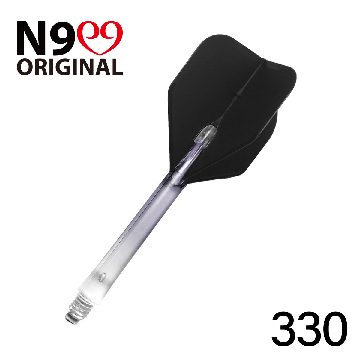 L-Style L-Shaft N9 Locked Straight Dart Shafts Clear Gradient