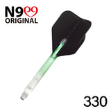 L-Style L-Shaft N9 Locked Straight Dart Shafts Clear Gradient