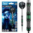 AI Cyberpunk Steel Tip Darts main product image showing the darts, packaging, flights, shafts, and included accessories