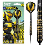 AI Mecha Steel Tip Darts main product image showing the darts, packaging, flights, shafts, and included accessories