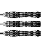 AI Mimic Steel Tip Darts close up image showing detailed grip patterns, machining, coating, and precision craftsmanship