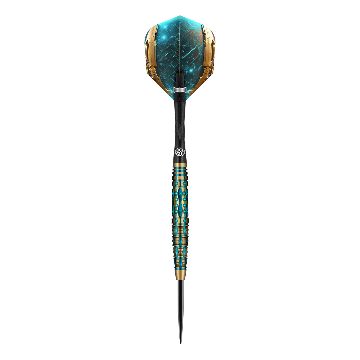 AI Replicant Steel Tip Darts angled product image displaying the barrel profile, grip layout, and design features