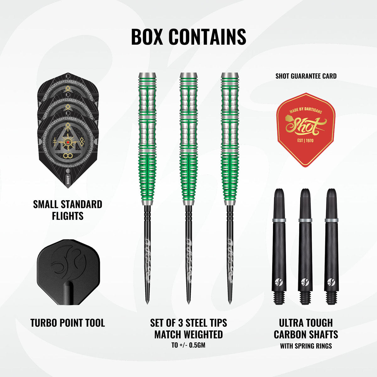 Shot Alchemy Mythril Turbo Point 90% Tungsten Steel Tip Darts