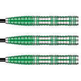 Alchemy Mythril Steel Tip Darts close up image showing detailed grip patterns, machining, coating, and precision craftsmanship