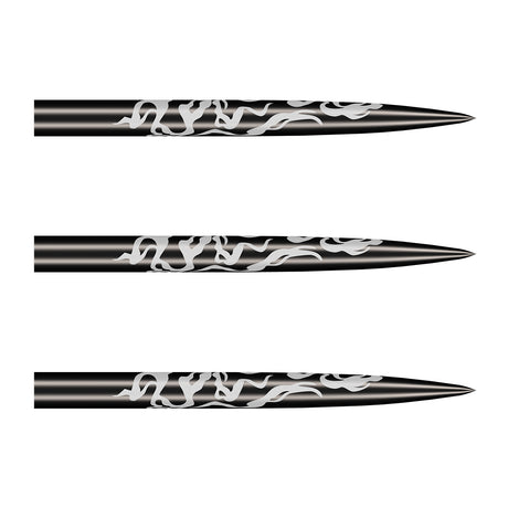 Shot Alchemy Steel Tip Dart Points Black main product image showing the dart points