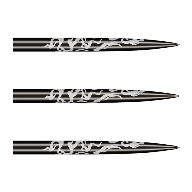 Shot Alchemy Steel Tip Dart Points Black main product image showing the dart points