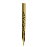 Shot Alchemy Steel Tip Dart Points Gold alternative angle showing the point profile and finish