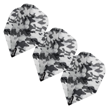 Shot Arctic Camo White Dart Flights No6