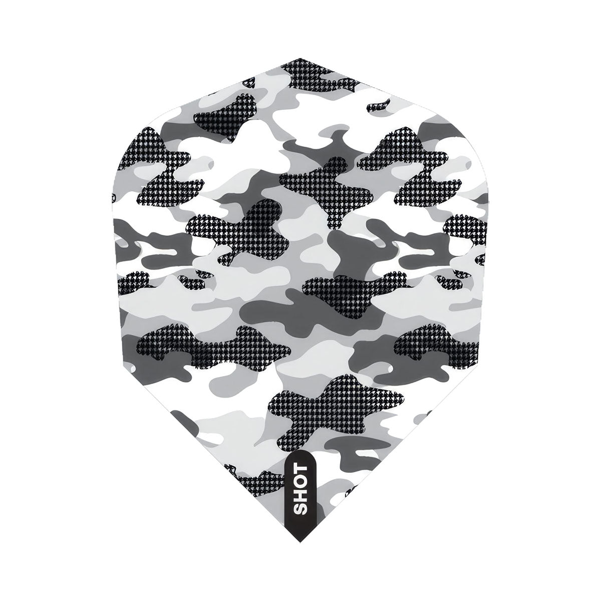 Shot Arctic Camo White Dart Flights No6