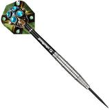 Badlands Krush Steel Tip Darts angled product image displaying the barrel profile, grip layout, and design features