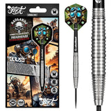 Badlands Krush Steel Tip Darts main product image showing the darts, packaging, flights, shafts, and included accessories