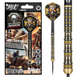 Badlands The Sheriff Steel Tip Darts main product image showing the darts, packaging, flights, shafts, and included accessories