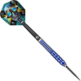 Badlands Tova Steel Tip Darts angled product image displaying the barrel profile, grip layout, and design features