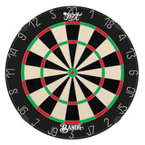 Shot Bandit Bristle Dartboard main product image showing the dartboard and product contents