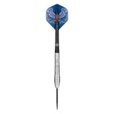 Birds of Prey Kestrel Steel Tip Darts dynamic product image highlighting the full dart setup and barrel design