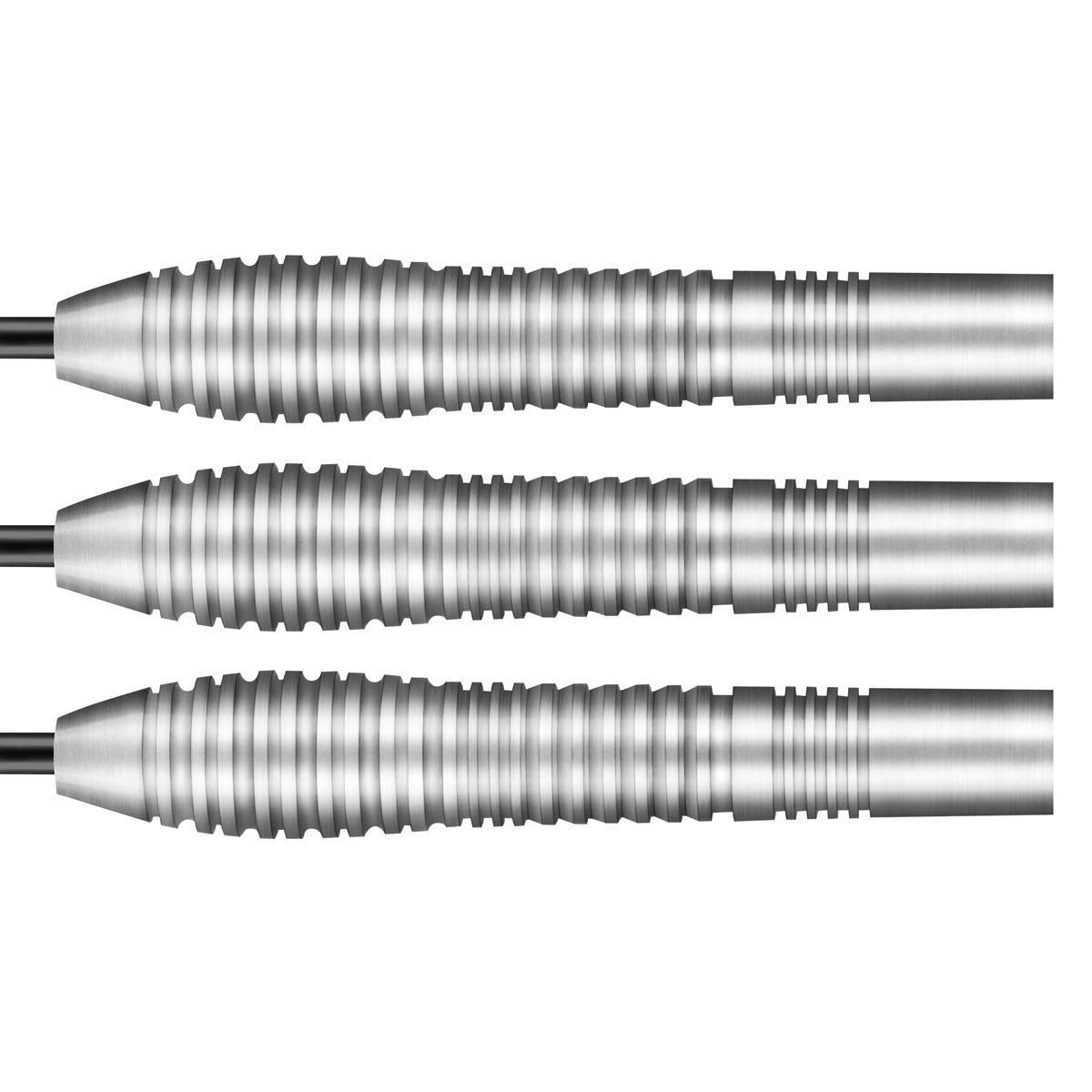 Birds of Prey Kestrel Steel Tip Darts close up image showing detailed grip patterns, machining, coating, and precision craftsmanship