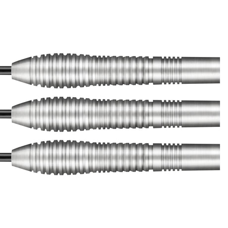 Birds of Prey Kestrel Steel Tip Darts close up image showing detailed grip patterns, machining, coating, and precision craftsmanship