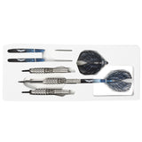 Birds of Prey Kite Steel Tip Darts contents image displaying everything included inside the package