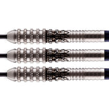 Birds of Prey Kite Steel Tip Darts close up image showing detailed grip patterns, machining, coating, and precision craftsmanship