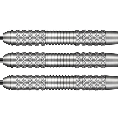 Birds of Prey Osprey Steel Tip Darts close up image showing detailed grip patterns, machining, coating, and precision craftsmanship