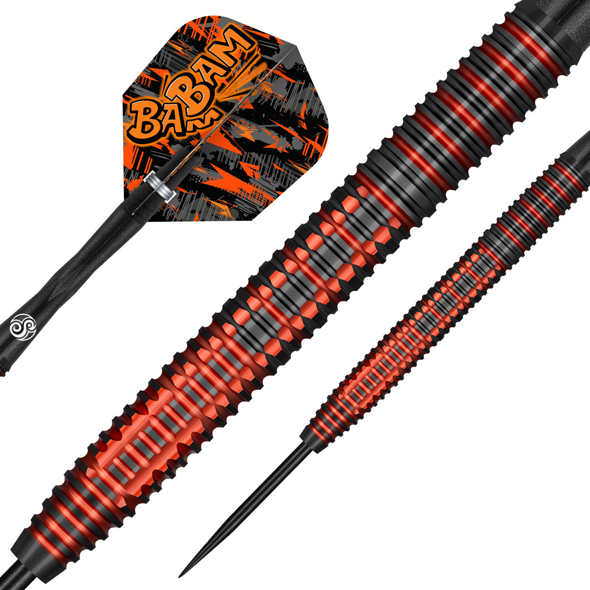 Bradley Brooks Steel Tip Darts dynamic product image highlighting the full dart setup and barrel design