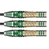 Celt Cernunnos Steel Tip Darts close up image showing detailed grip patterns, machining, coating, and precision craftsmanship