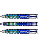 Celt Merlin Steel Tip Darts close up image showing detailed grip patterns, machining, coating, and precision craftsmanship