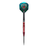 Future Knights Dreadheart Steel Tip Darts dynamic product image highlighting the full dart setup and barrel design