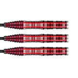 Future Knights Dreadheart Steel Tip Darts close up image showing detailed grip patterns, machining, coating, and precision craftsmanship