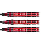 Future Knights Dreadheart Steel Tip Darts close up image showing detailed grip patterns, machining, coating, and precision craftsmanship