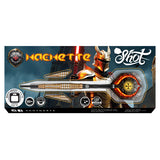 Future Knights Hachette Steel Tip Darts packaging image showing the retail presentation box and Shot branding
