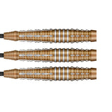 Future Knights Hachette Steel Tip Darts close up image showing detailed grip patterns, machining, coating, and precision craftsmanship