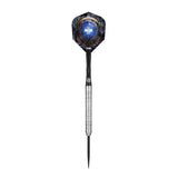 Future Knights Ironsoul Steel Tip Darts dynamic product image highlighting the full dart setup and barrel design