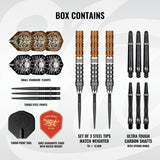 Shot Gnarly Gnasha Turbo Point 95% Tungsten Steel Tip Darts