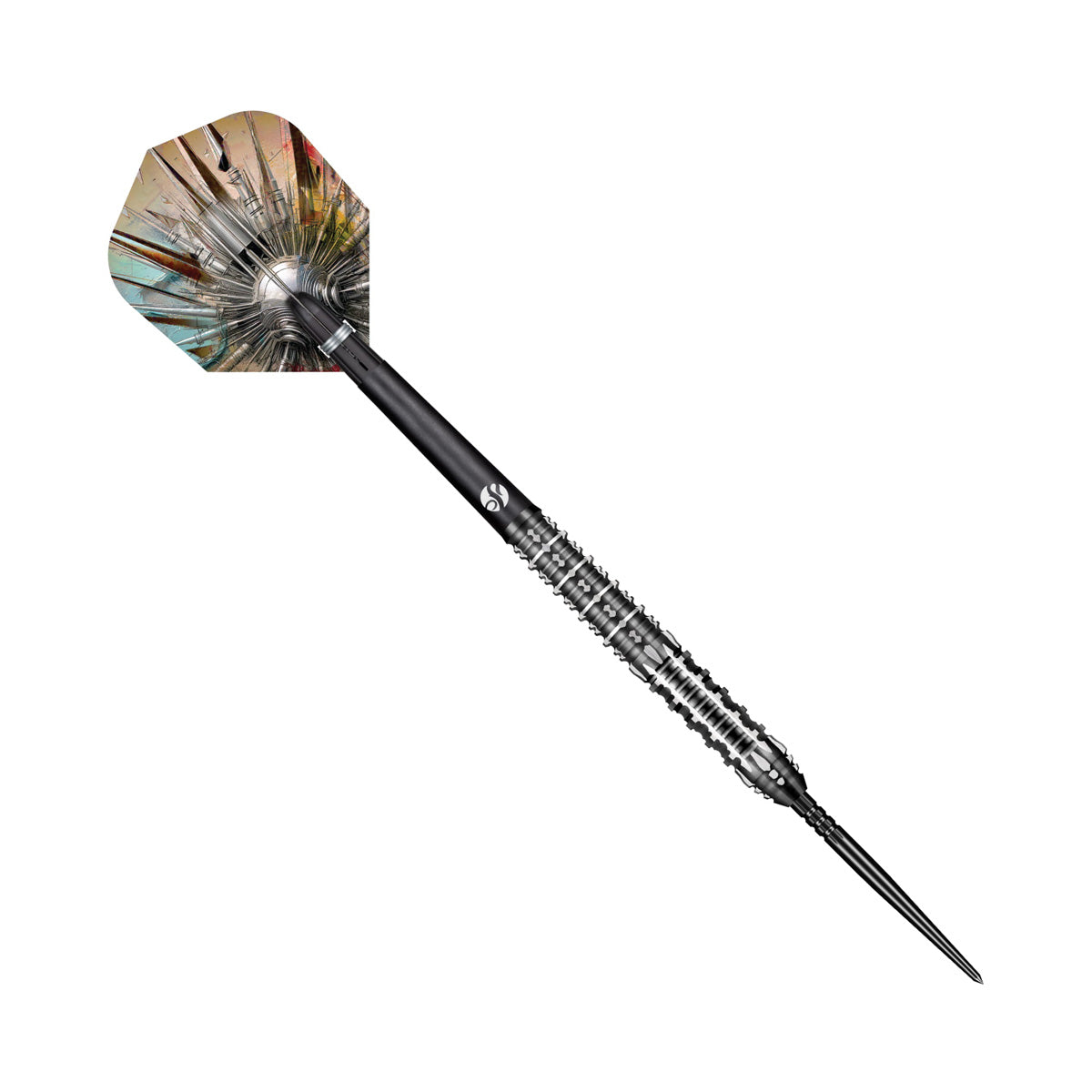 Image of the Shot Gnarly Shredda Turbo Point 90% Tungsten Steel Tip Darts displayed on a white background