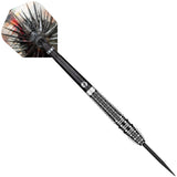 Gnarly Smasha Steel Tip Darts angled product image displaying the barrel profile, grip layout, and design features