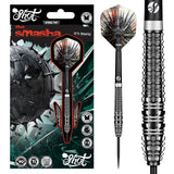 Gnarly Smasha Steel Tip Darts main product image showing the darts, packaging, flights, shafts, and included accessories