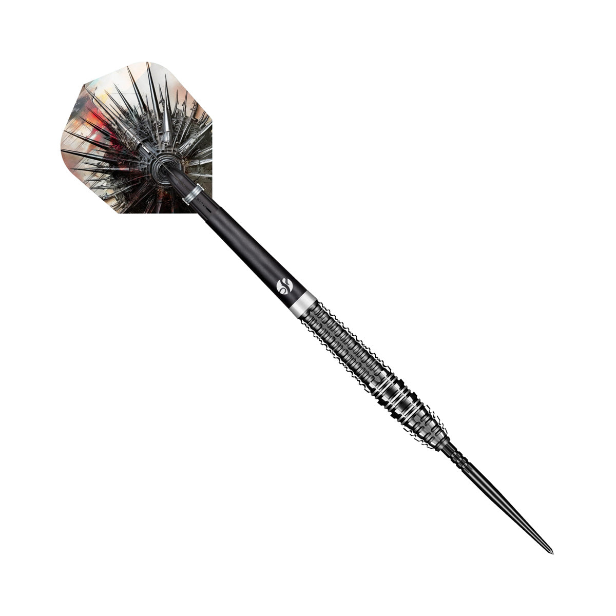 Image of the Shot Gnarly Smasha Turbo Point 90% Tungsten Steel Tip Darts displayed on a white background