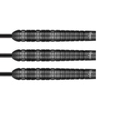 Haupai Puha 2.0 Steel Tip Darts close up image showing detailed grip patterns, machining, coating, and precision craftsmanship